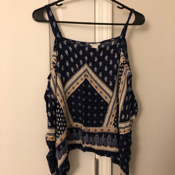Off-the-Shoulder Printed Top - Picture 1 of 2